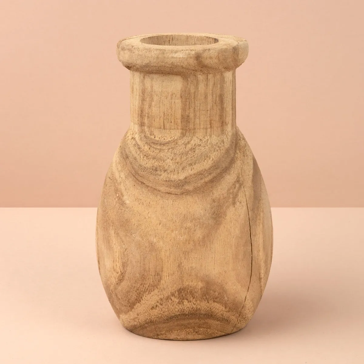 Sentio Βάζο Ξύλινο Oval Aesthetics