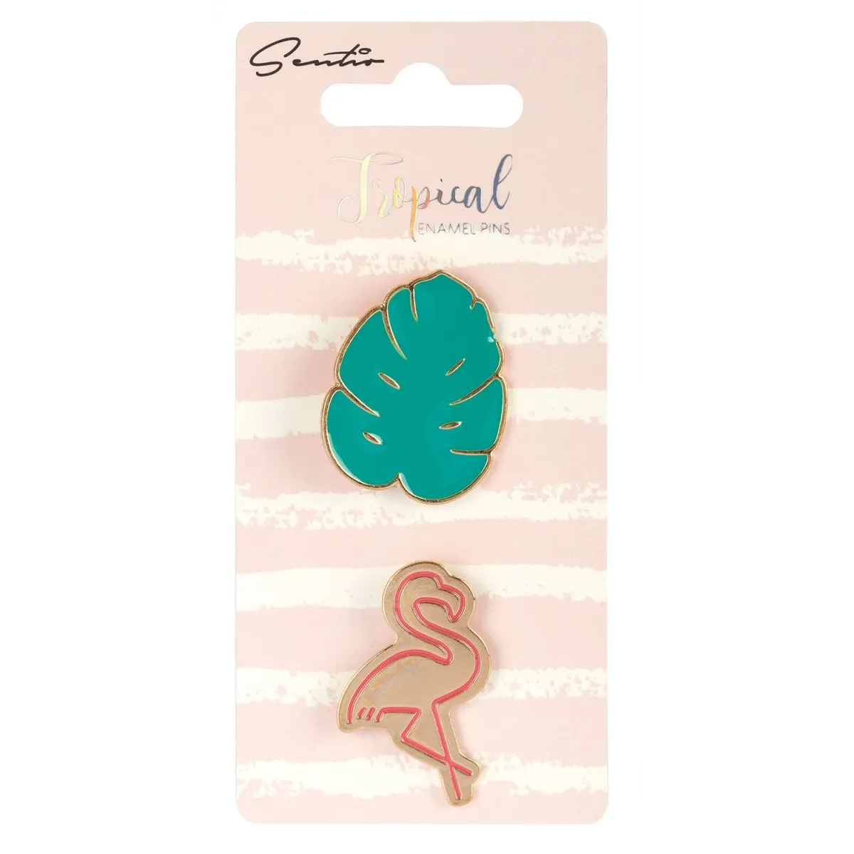 Sentio Pin ons Flamingo 2 τεμ