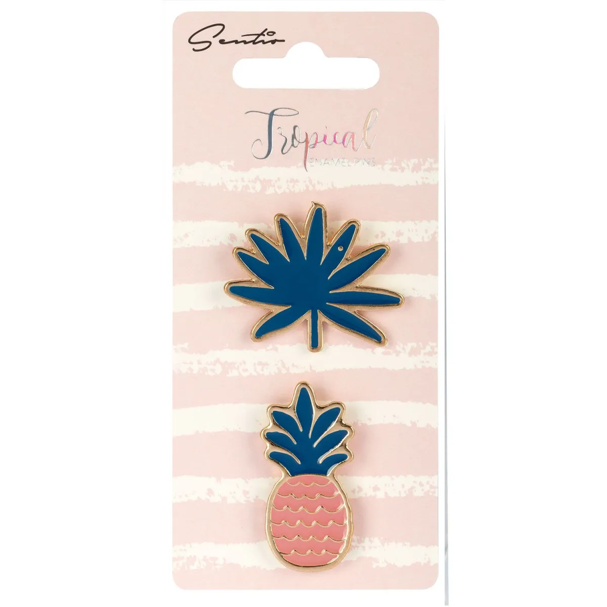 Sentio Pin ons Pineapple 2 τεμ
