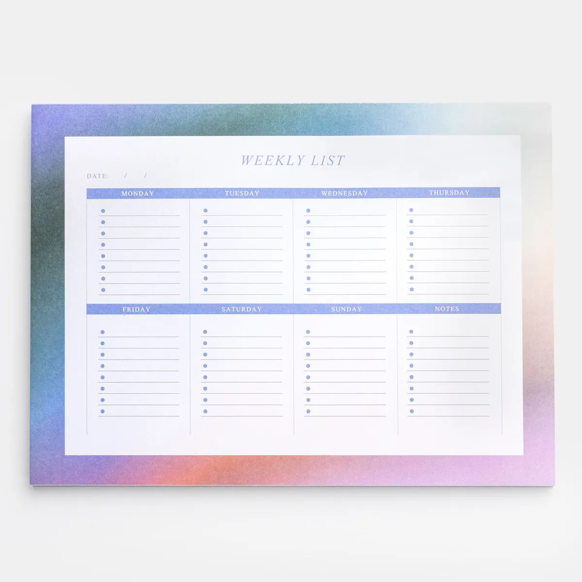 Sentio Εβδομαδιαίο Planner Ombre