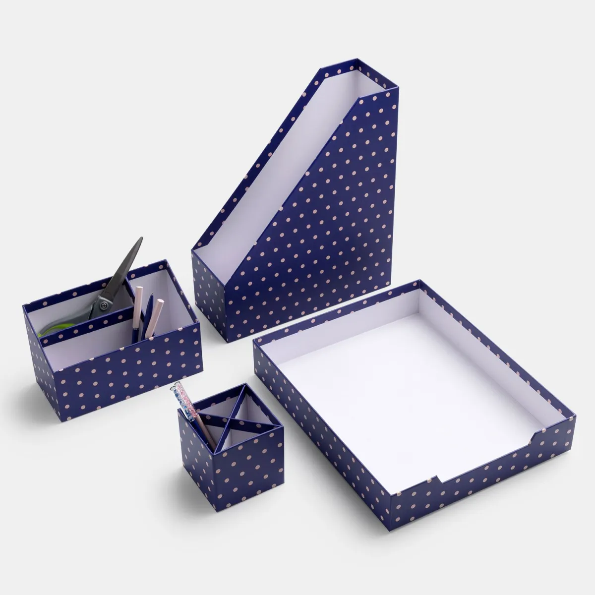 Sentio Σετ Οργάνωσης Γραφείου Polka Dot