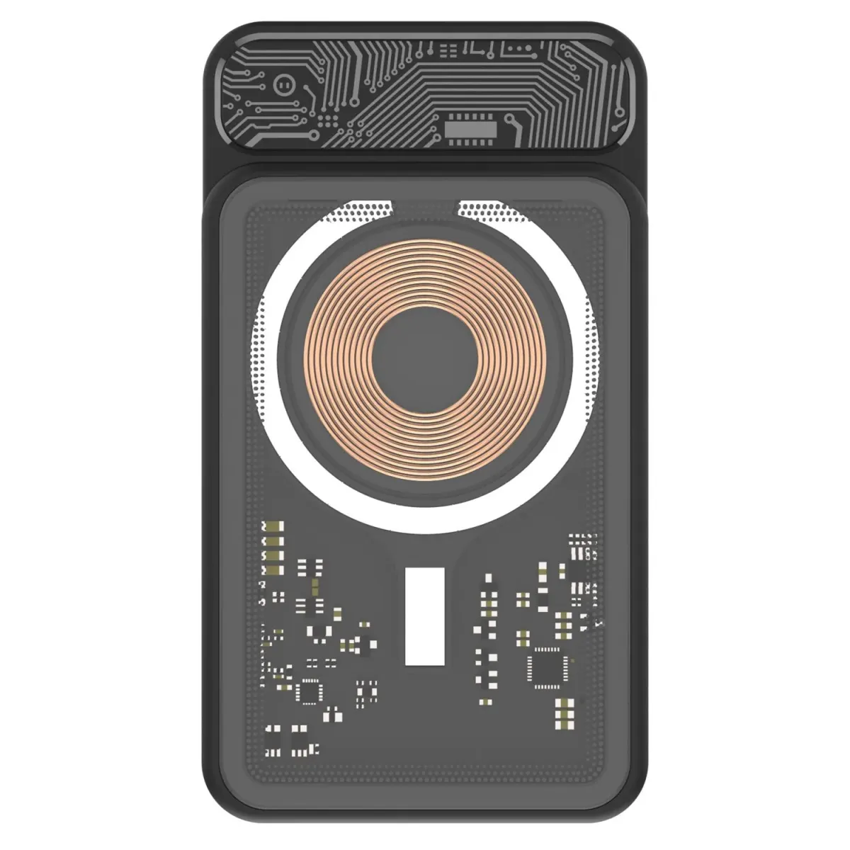 Sentio Powerbank με ασύρματη φόρτιση PD 10000 mAh 1 Θέσης 20W Μαύρο