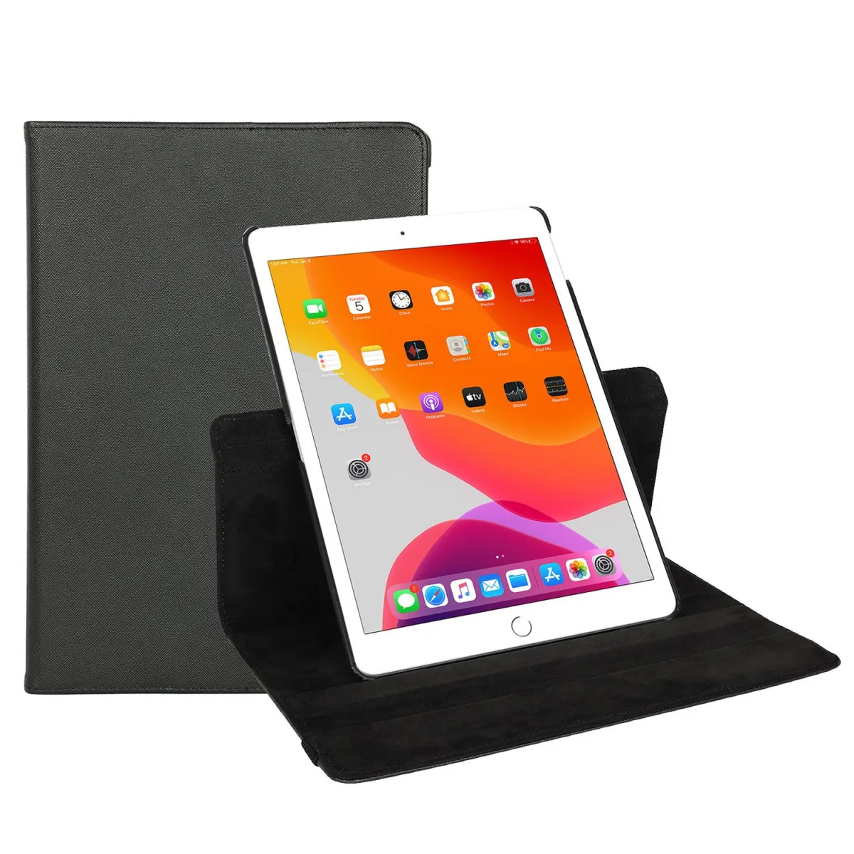 Sentio Θήκη Rotating για tablet iPad 7th/8th/9th Gen Μαύρη