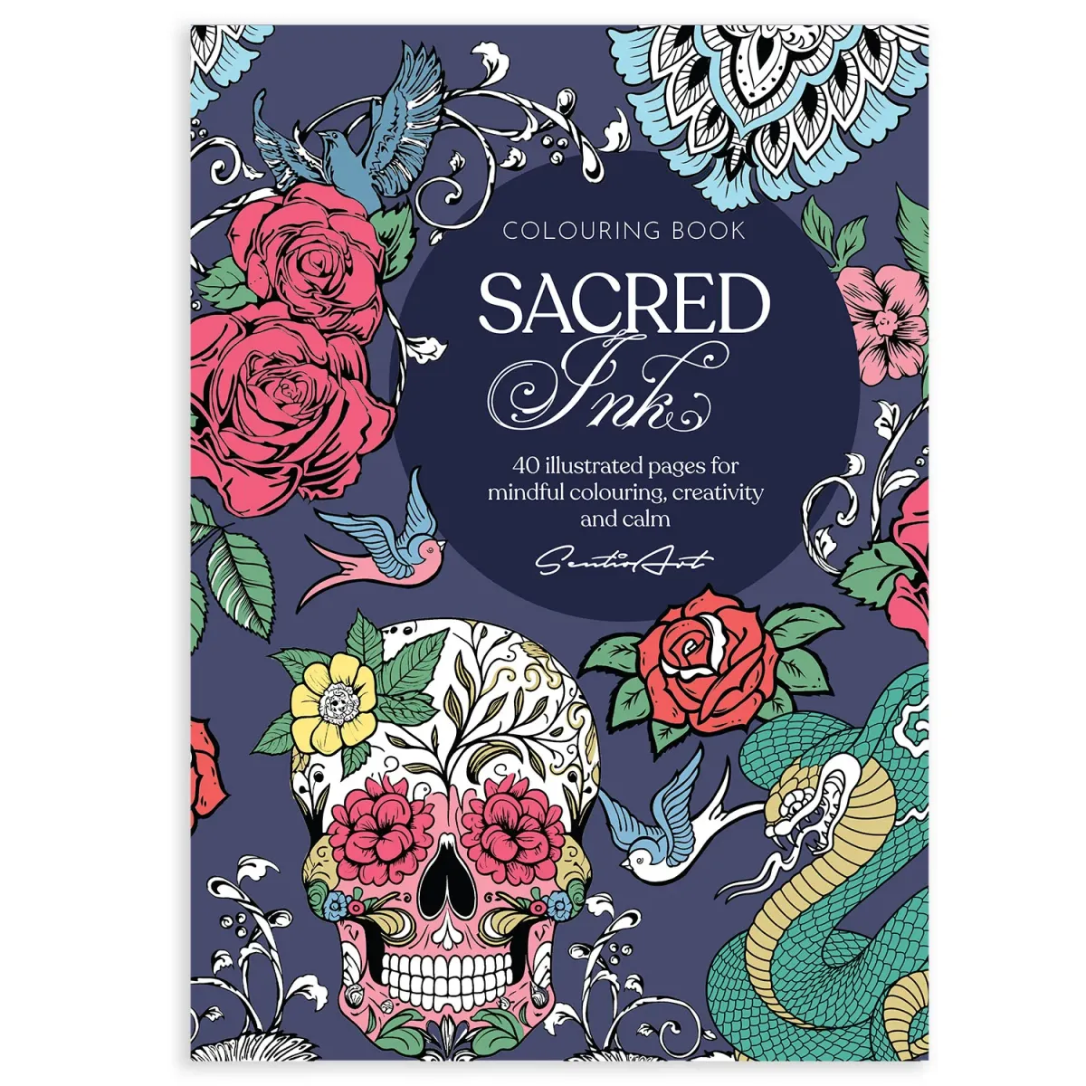 Sentio Βιβλίο Ζωγραφικής Sacred Ink