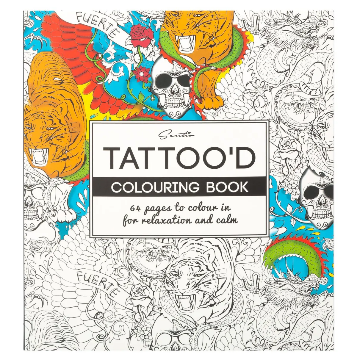 Sentio Βιβλίο Ζωγραφικής Tattoo'D