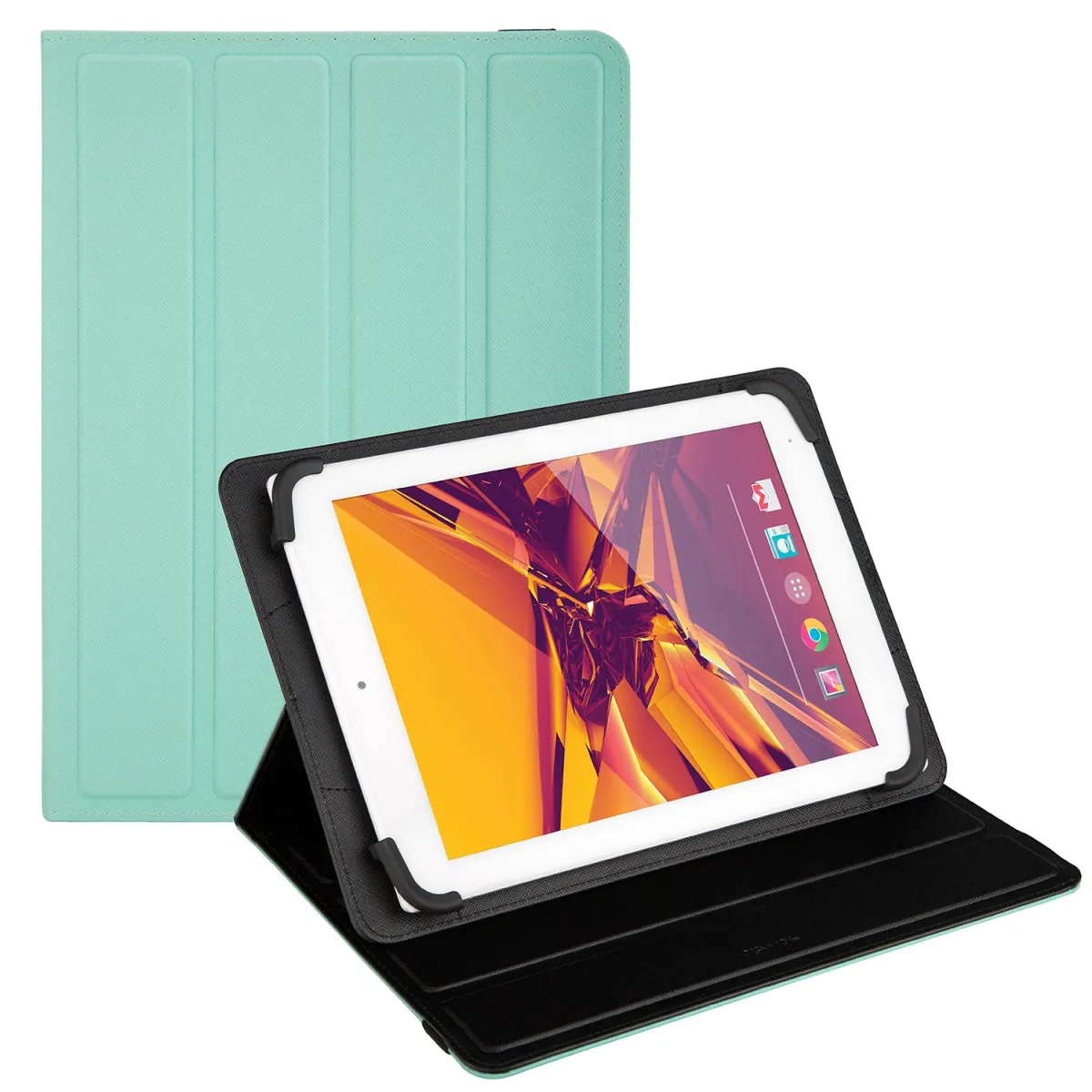 Θήκη Sentio Universal Book Cover για tablet 10" Μαύρη-Πετρόλ