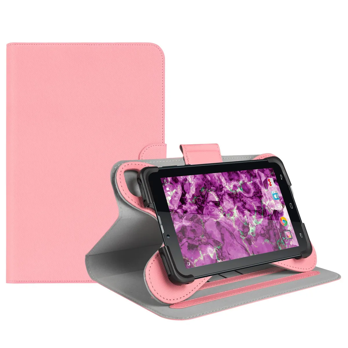 Θήκη Sentio Universal Rotating για tablet 7-8" Ροζ