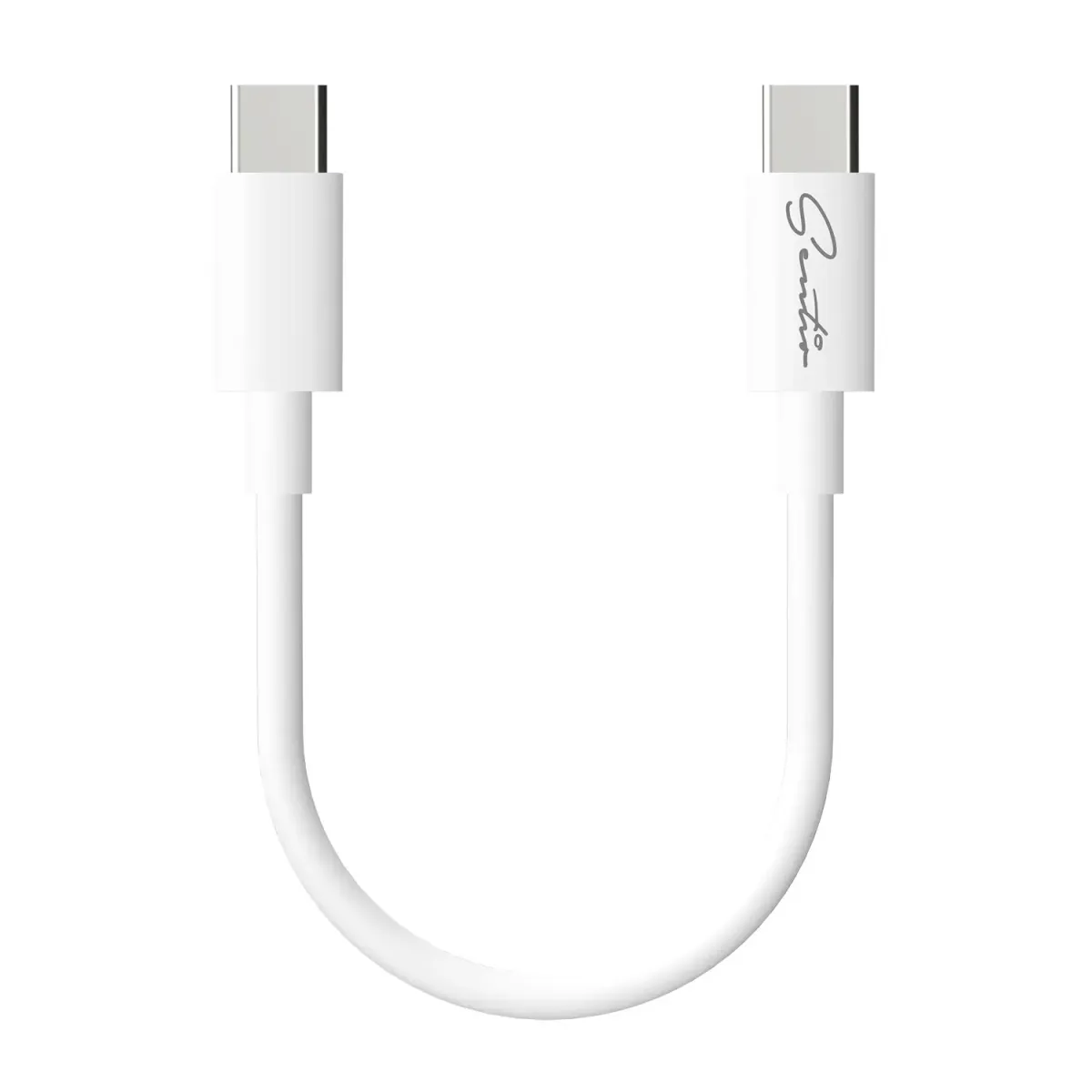 Sentio Καλώδιο USB-C to USB-C 240W 0.2 m Λευκό