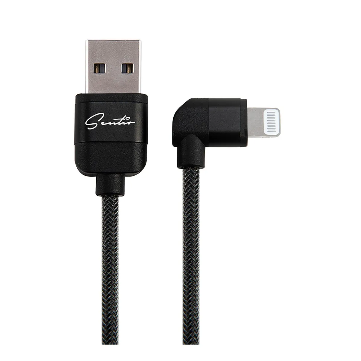 Sentio Καλώδιο USB to Lightning 12W 1.2 m Μαύρο