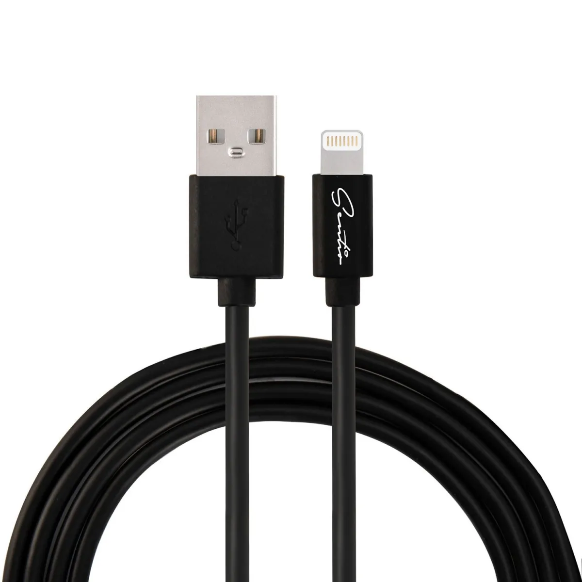 Sentio Καλώδιο USB to Lightning 12W 1.2 m Μαύρο