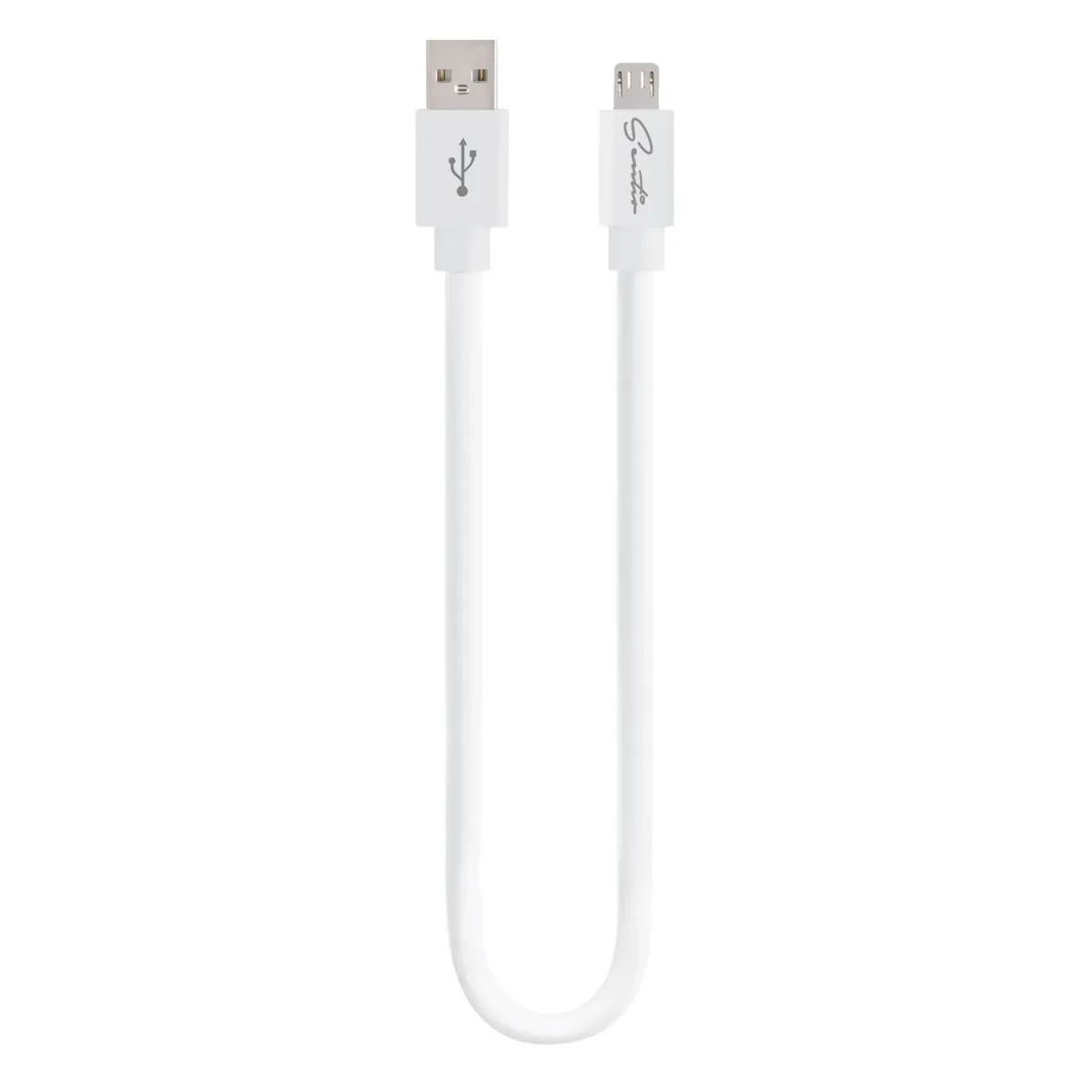 Sentio Καλώδιο USB to Micro USB 10W 0.2 m Λευκό