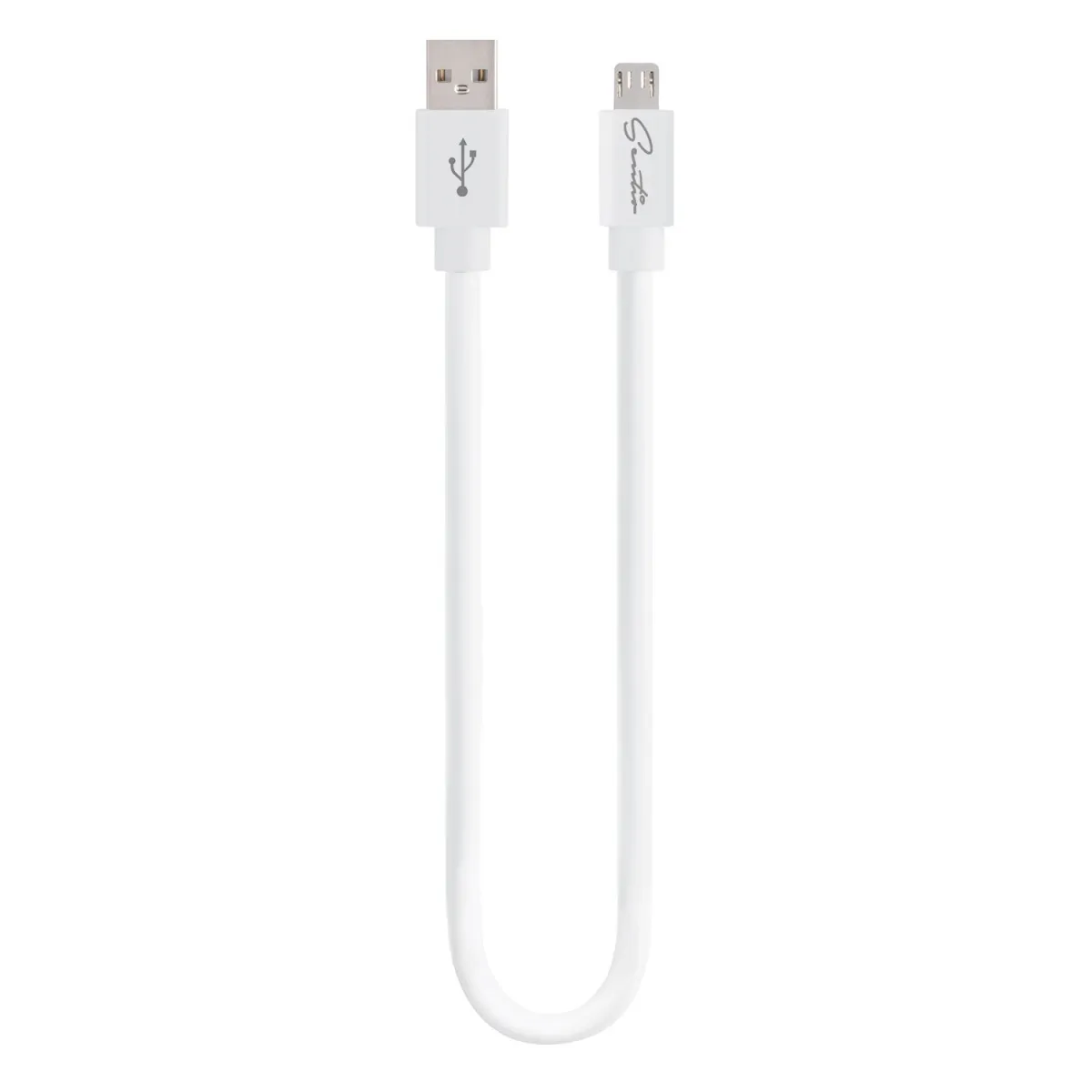 Sentio Καλώδιο USB to Micro USB 10W 0.2 m Λευκό