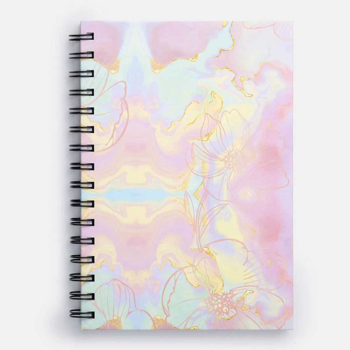 Sentio Σημειωματάριο Σπιράλ Watercolor Flowers Α5 80 Φύλλα