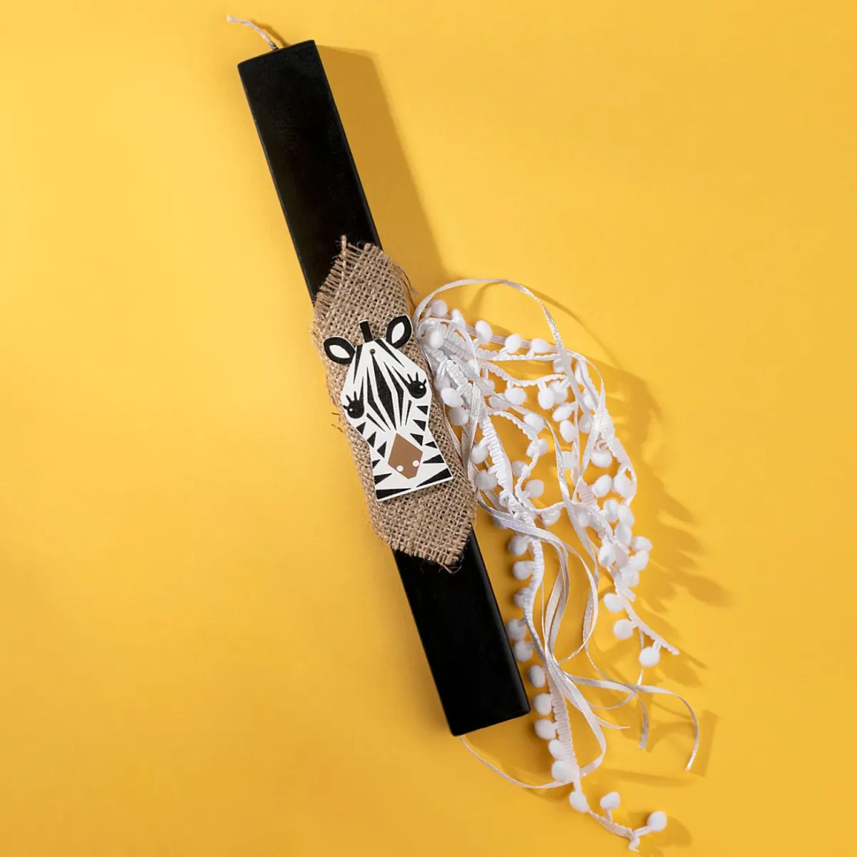Sentio Zebra With Black Candle