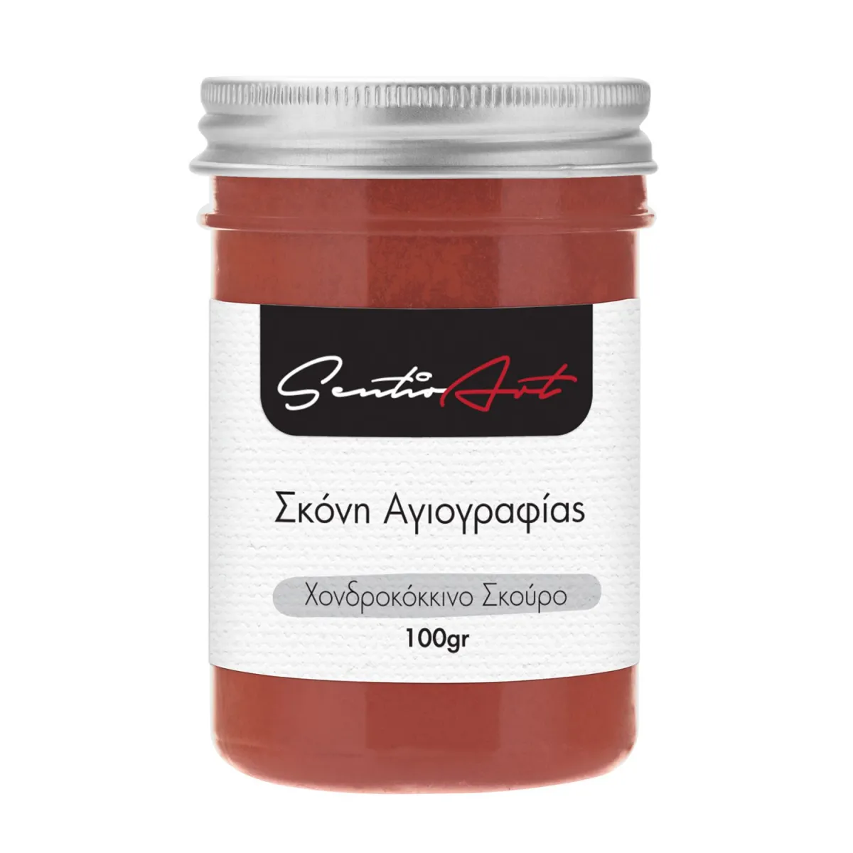 SentioArt Σκόνη Αγιογραφίας Χονδροκόκκινο Σκούρο 100 gr