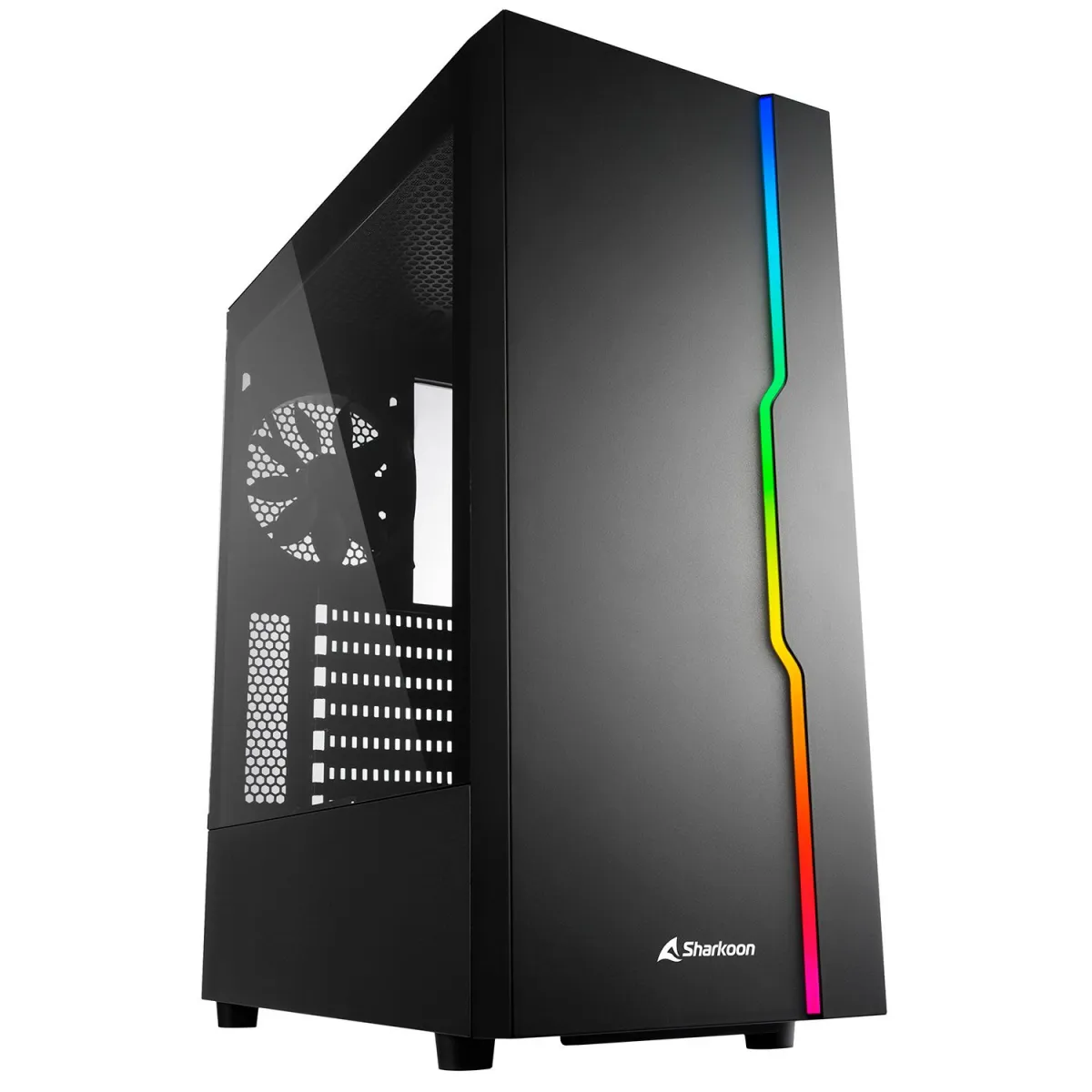 Sharkoon Midi-ATX Tower RGB Slider Midi Tower