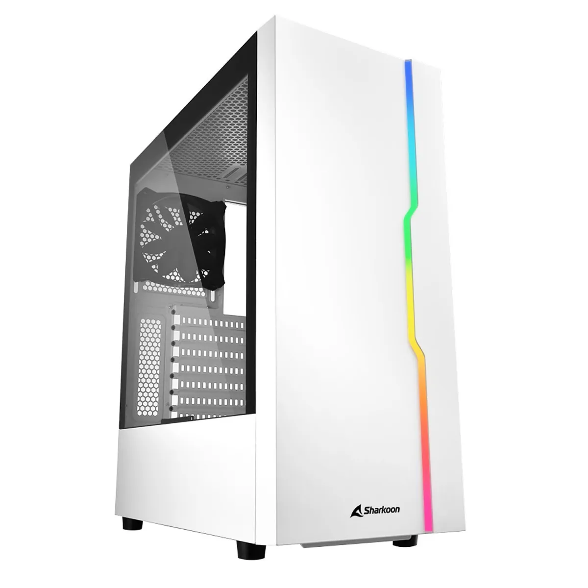 Sharkoon Midi-ATX Tower RGB Slider White Midi Tower
