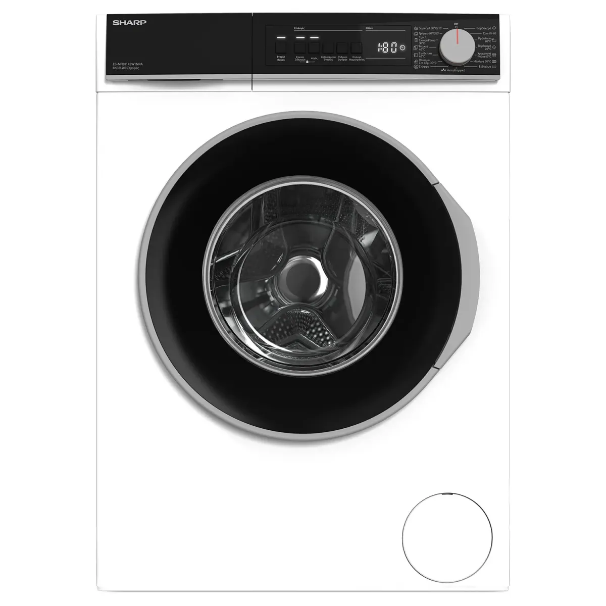 Sharp ES-NFB814BW1NNA-GR Πλυντήριο Ρούχων 8,00 kg