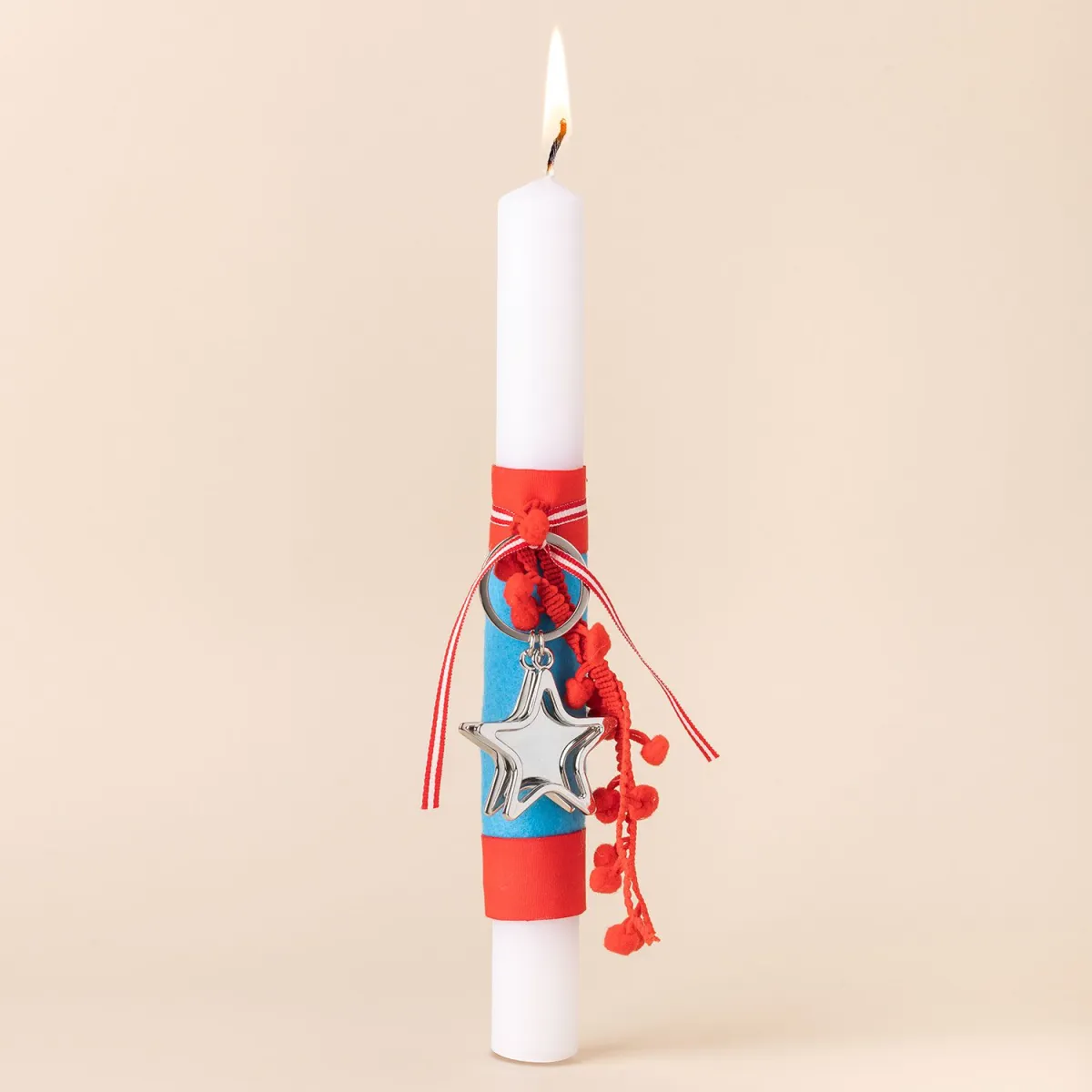 Λαμπάδα Silver Star Make a Wish