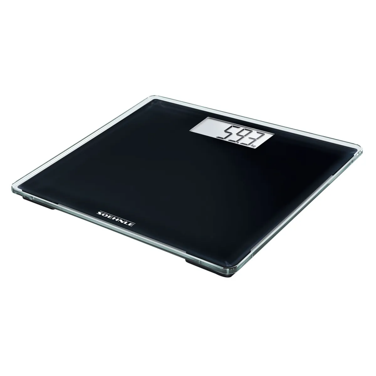 Soehnle Ζυγαριά Μπάνιου Compact 100 Black 63850 Sense