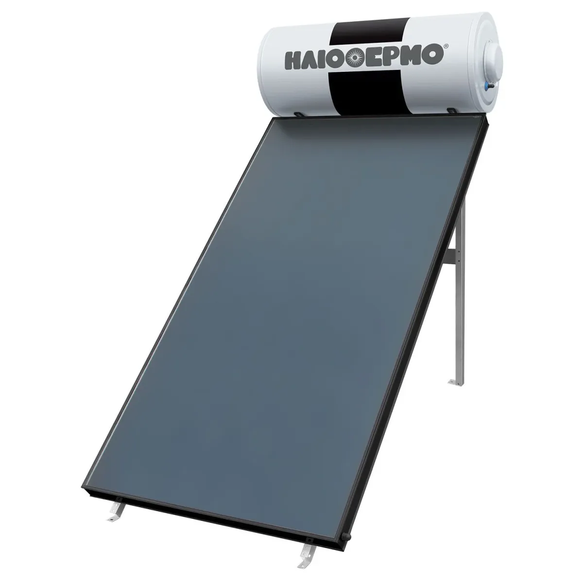 Sole Ηλιακός Θερμοσίφωνας ΗΛΙΟΘΕΡΜΟ Eco 125L/2τμ Τριπλής Ενέργειας Ταράτσας