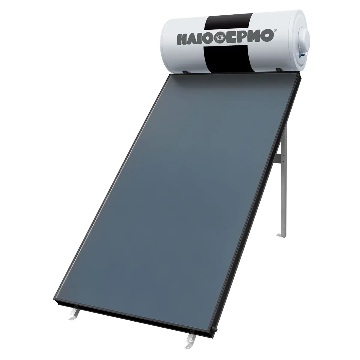 Sole Ηλιακός Θερμοσίφωνας ΗΛΙΟΘΕΡΜΟ Eco 125L/2τμ Τριπλής Ενέργειας Κεραμοσκεπής