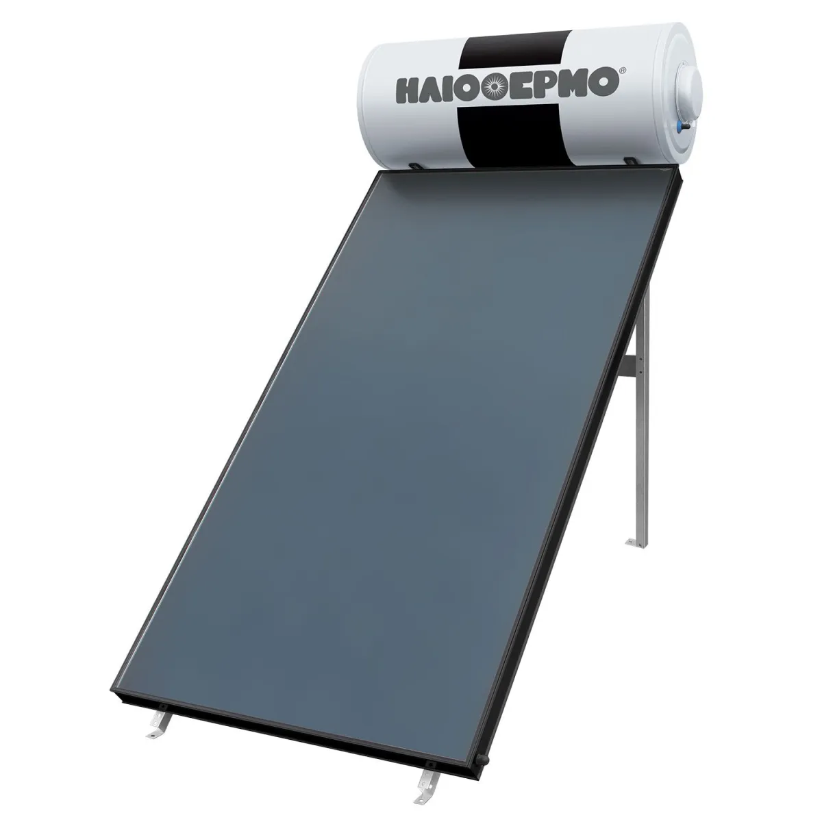 Sole Ηλιακός Θερμοσίφωνας ΗΛΙΟΘΕΡΜΟ Eco 150L/2τμ Διπλής Ενέργειας Κεραμοσκεπής