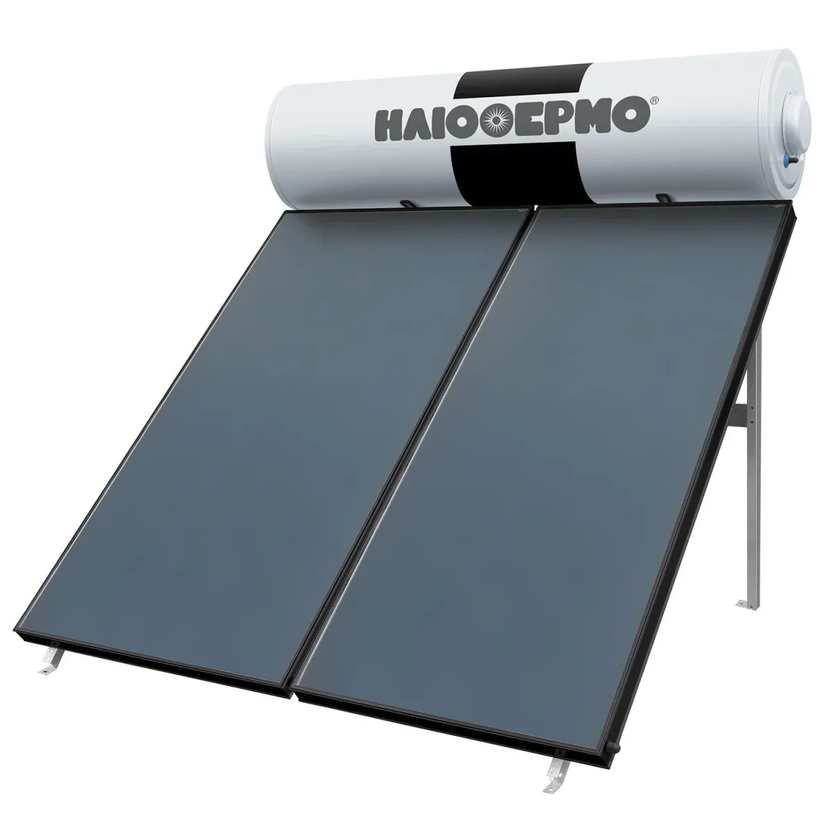 Sole Ηλιακός Θερμοσίφωνας ΗΛΙΟΘΕΡΜΟ Eco 200L/3τμ Διπλής Ενέργειας Κεραμοσκεπής