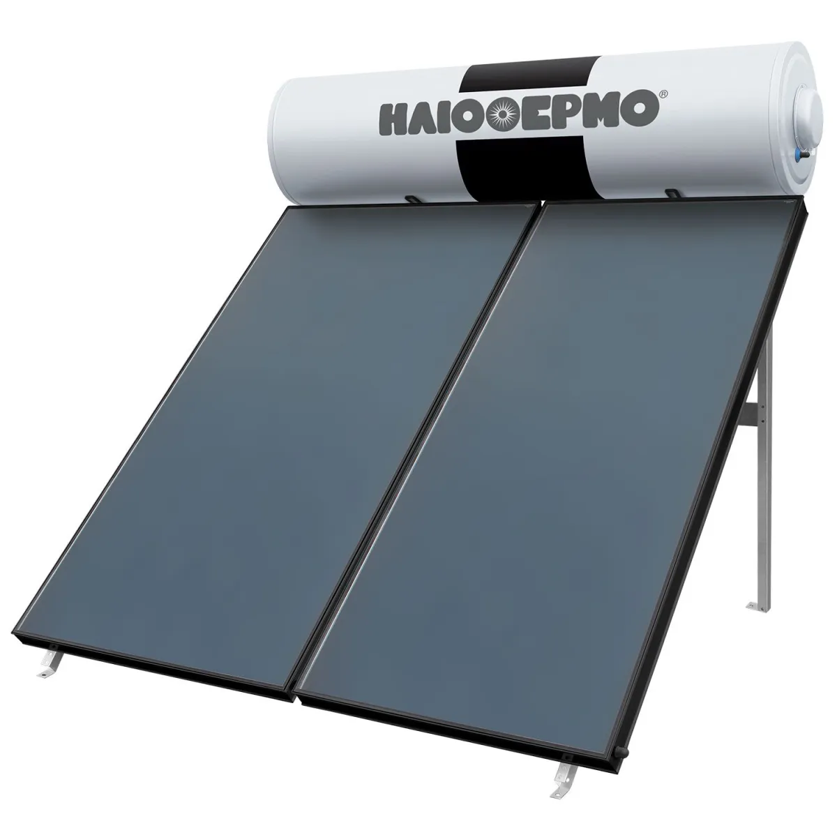 Sole Ηλιακός Θερμοσίφωνας ΗΛΙΟΘΕΡΜΟ Eco 200L/4τμ Τριπλής Ενέργειας Ταράτσας