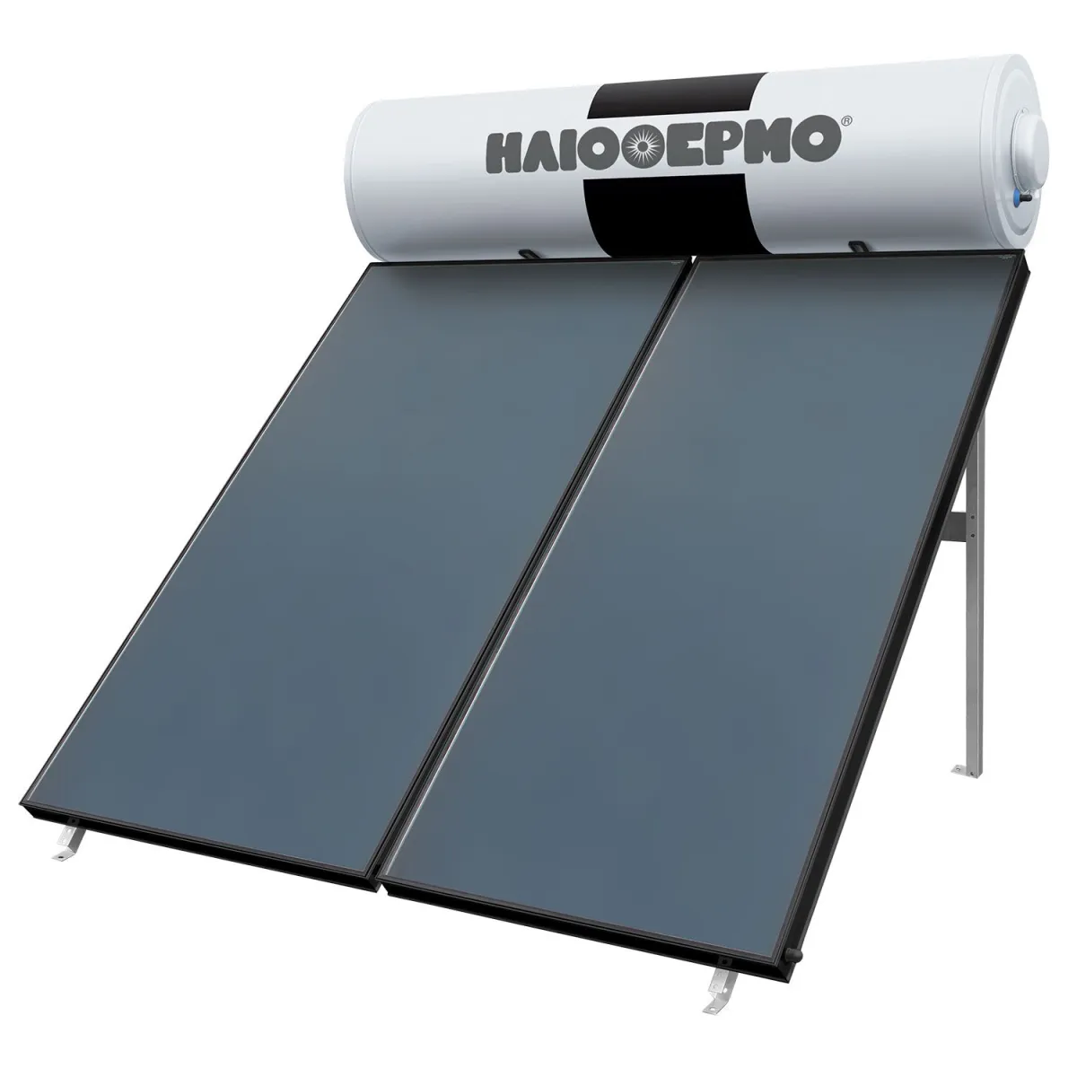 Sole Ηλιακός Θερμοσίφωνας ΗΛΙΟΘΕΡΜΟ Eco 200L/4τμ Διπλής Ενέργειας Κεραμοσκεπής
