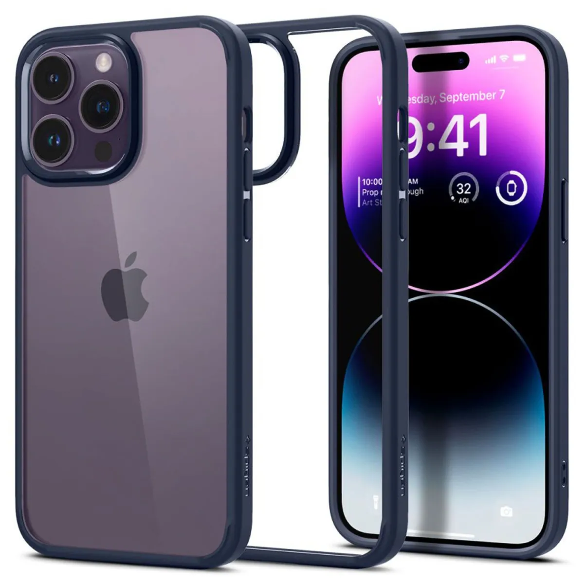Spigen Θήκη Back Cover για Apple iPhone 14 Pro Ultra Hybrid, Navy Blue