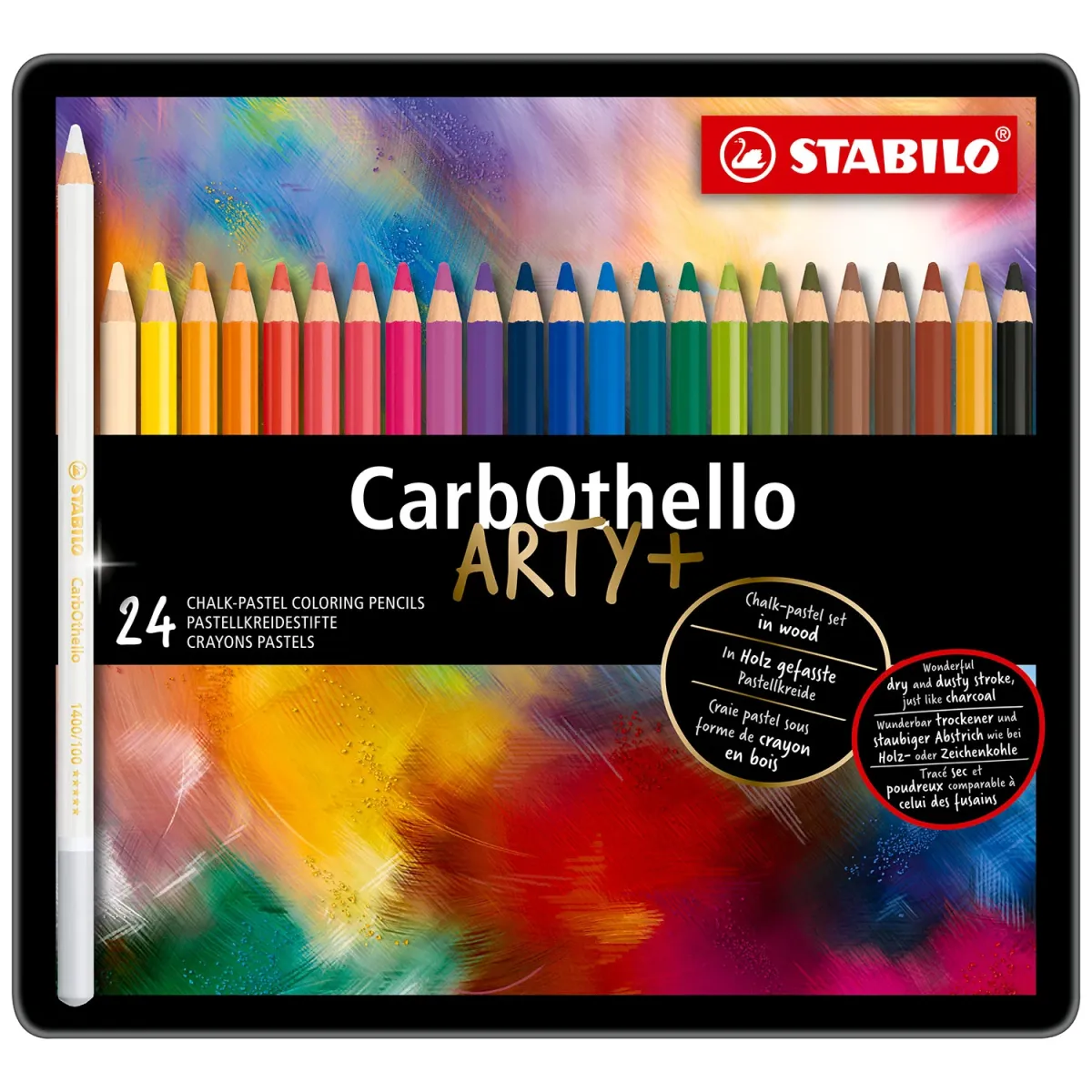 STABILO Μολυβοκάρβουνα Carbothello 24τεμ.