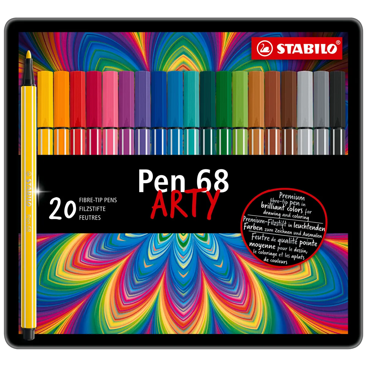 STABILO Μαρκαδόρος Ζωγραφικής Pen 68 20τεμ.