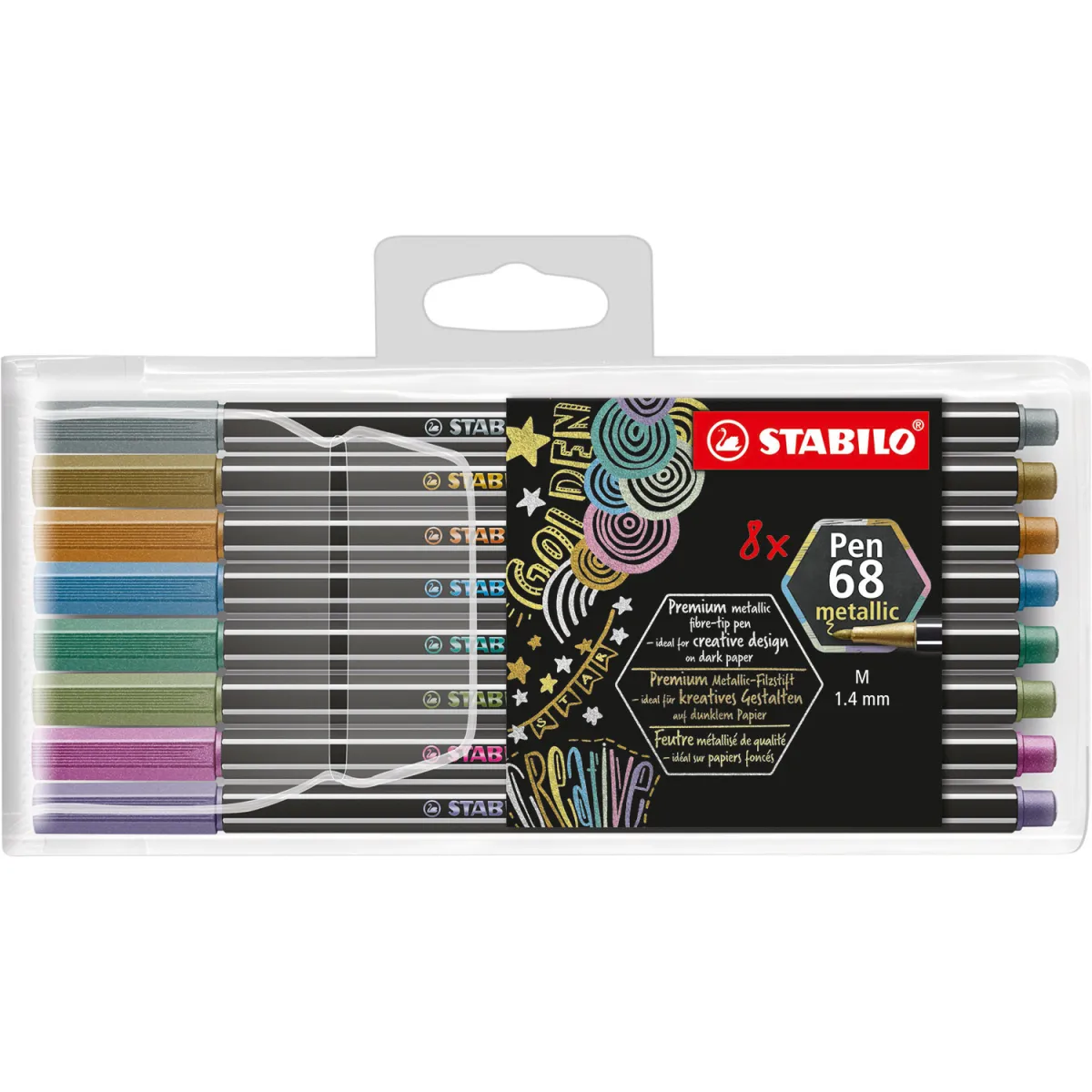 STABILO Μαρκαδόροι Pen 68 8τεμ.