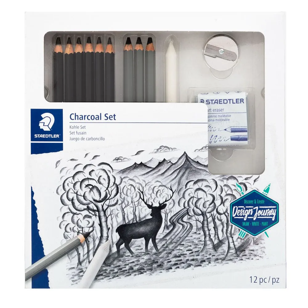 Staedtler Σετ Μολυβοκάρβουνα 12 Τεμάχια