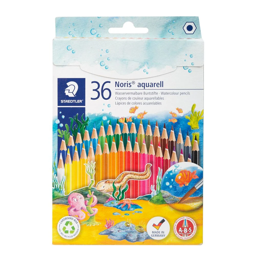 Staedtler Ξυλομπογιές Ακουαρέλας & Πινέλο 36τεμ.