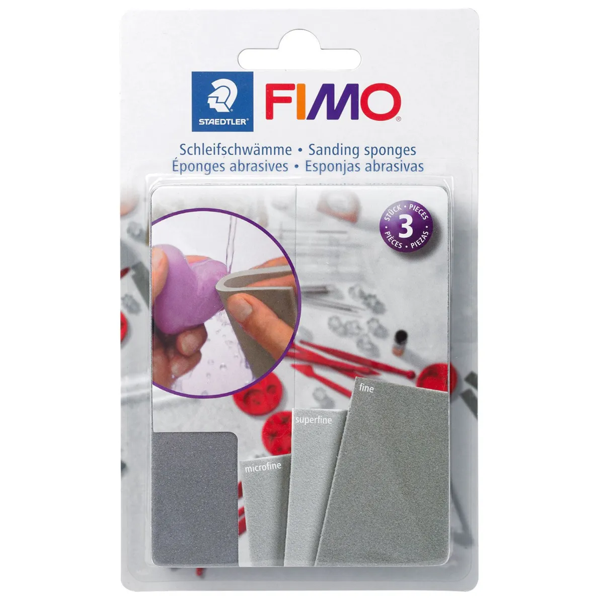 Staedtler Γυαλόχαρτο Fimo 3τεμ.