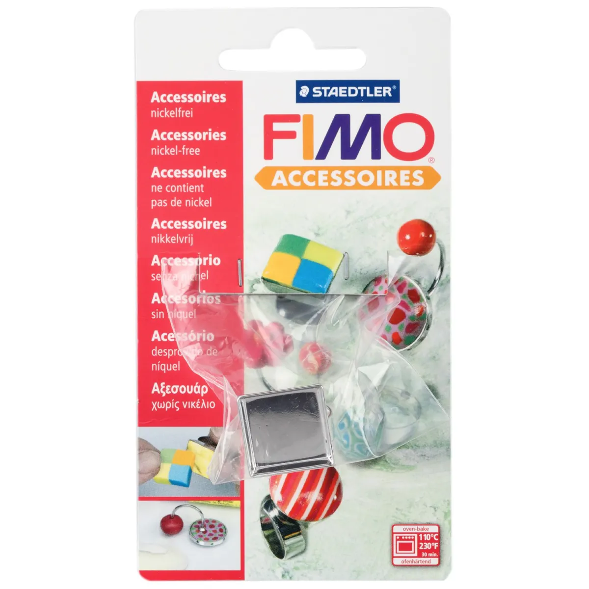 Staedtler Δαχτυλίδι Τετράγωνο για Fimo