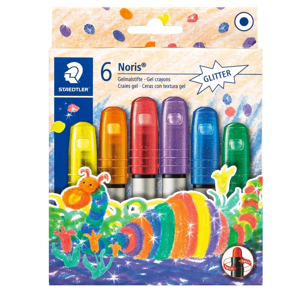 Staedtler Gel Παστέλ Glitter 6τεμ.