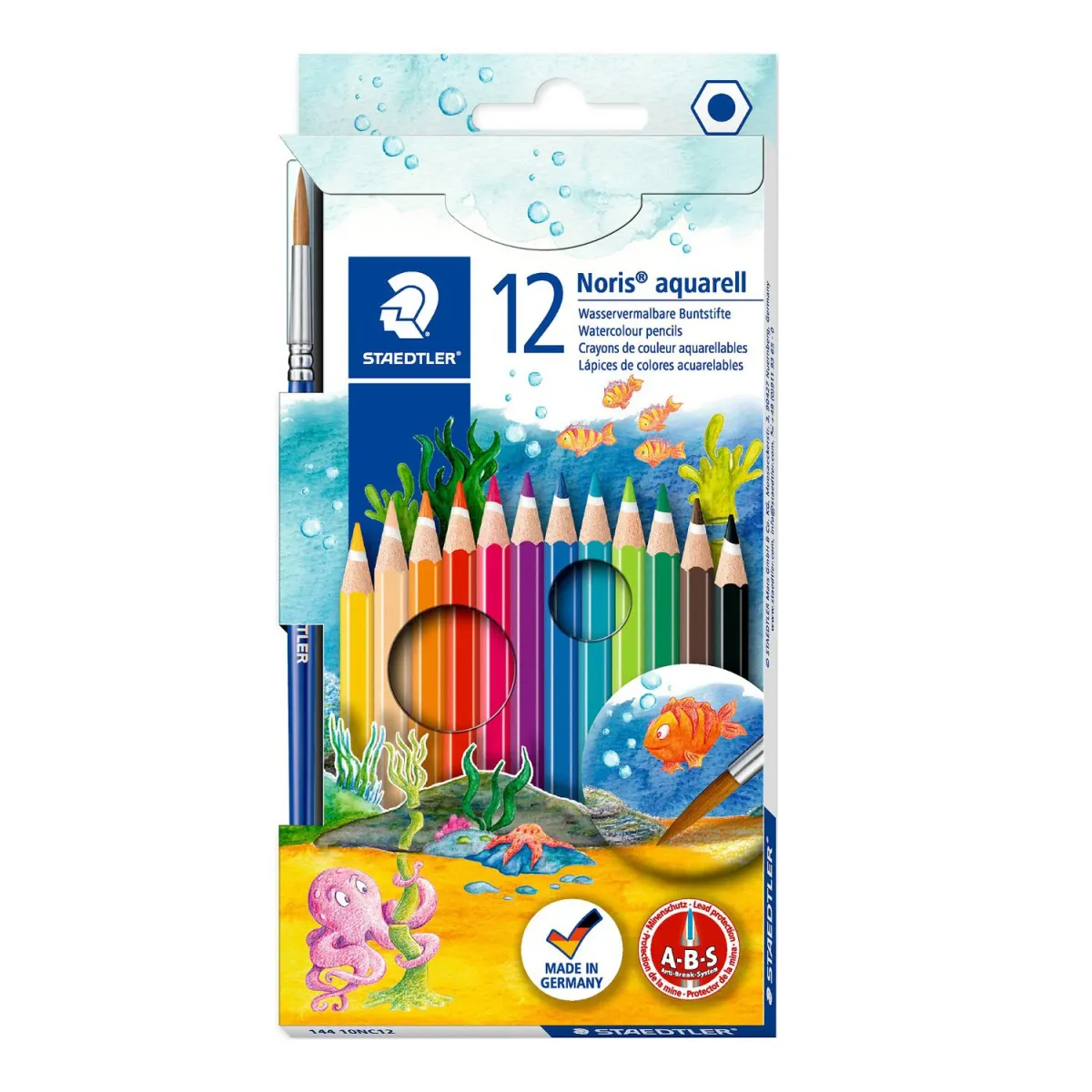 Staedtler Ξυλομπογιές Ακουαρέλας Noris 12τεμ.