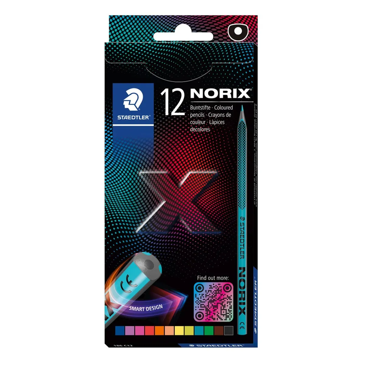 Staedtler Ξυλομπογιές Norix 12τεμ.