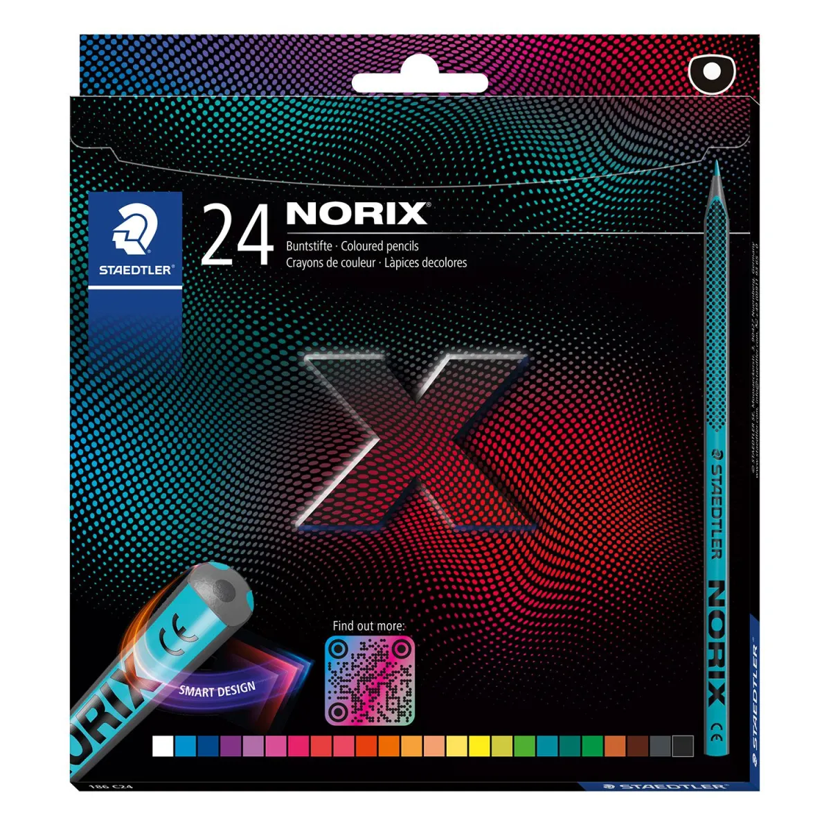 Staedtler Ξυλομπογιές Norix 24τεμ.