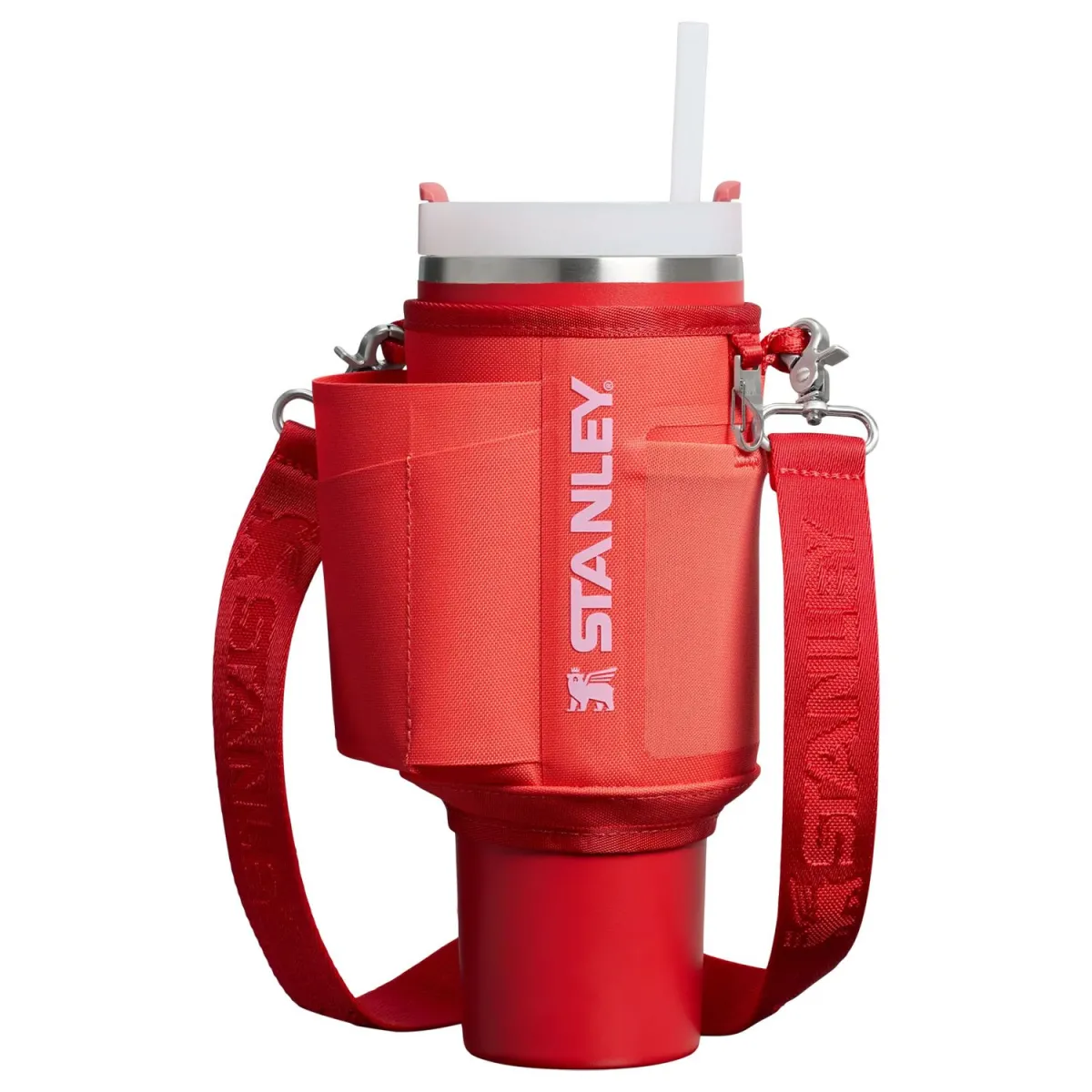 Stanley The All-Day Quencher Carry-All 1.18L Hot Coral