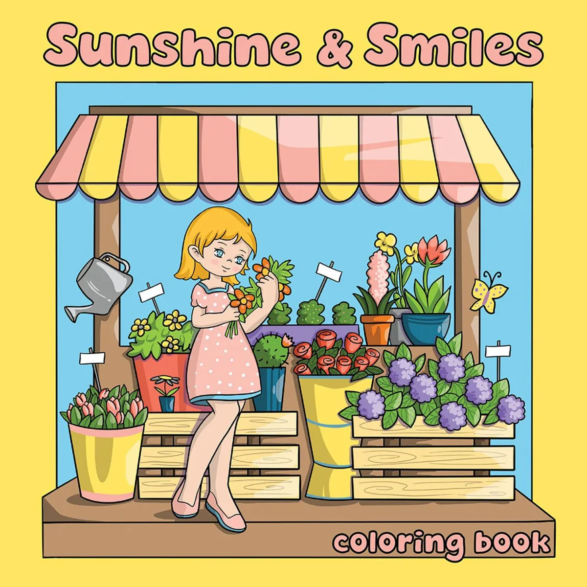 Βιβλίο Ζωγραφικής Sunshine & Smiles