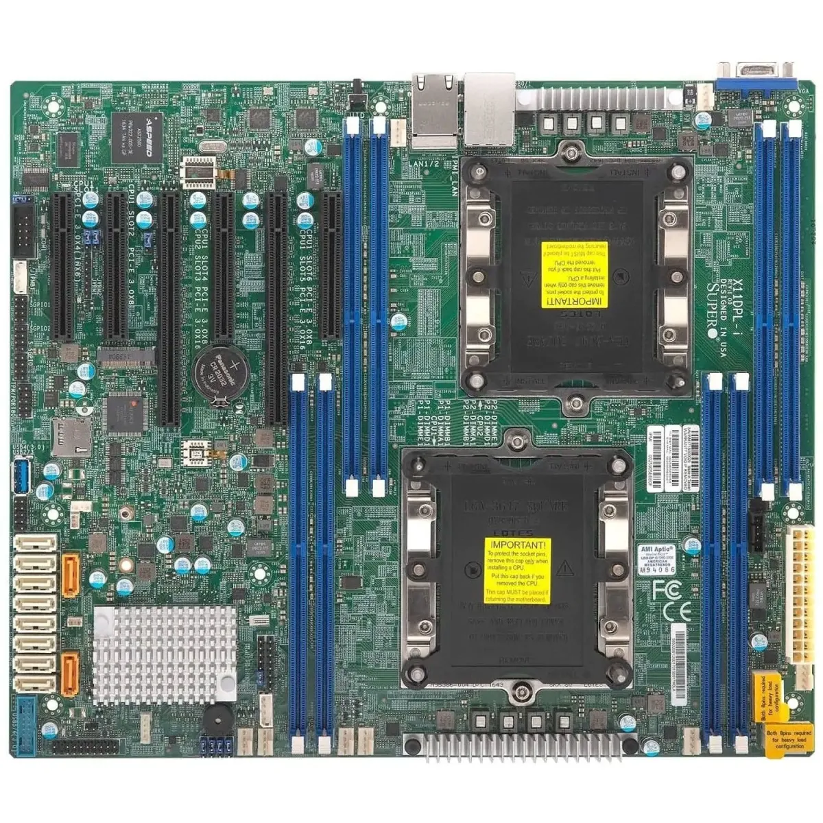 SUPERMICRO Server Motherboard X11DPL-I-O