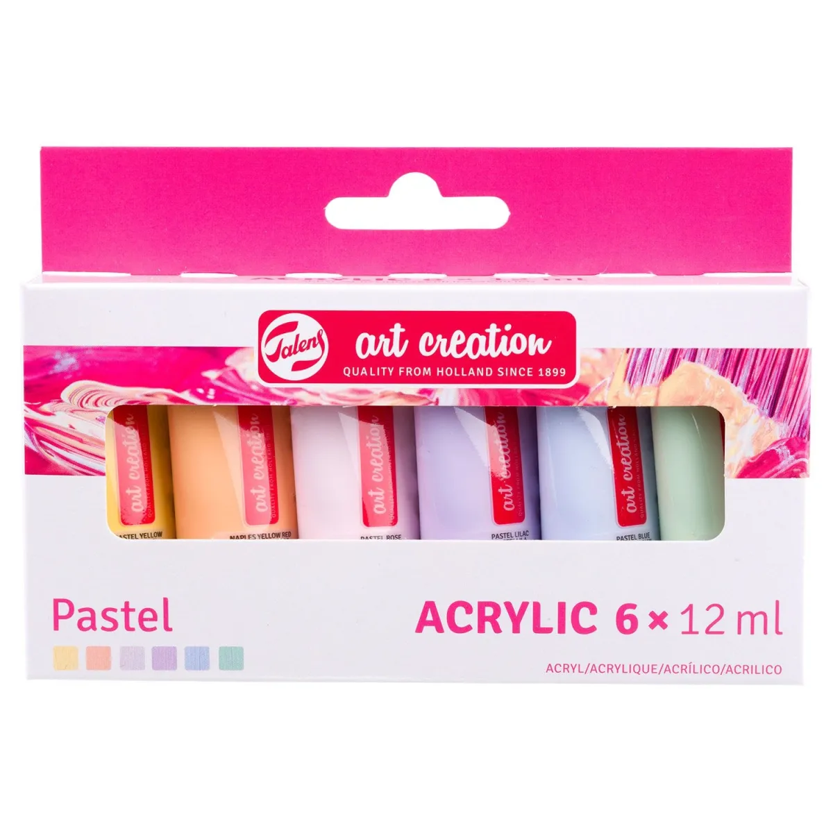 Talens Σετ Ακρυλικά Χρώματα 6X12ml Pastel
