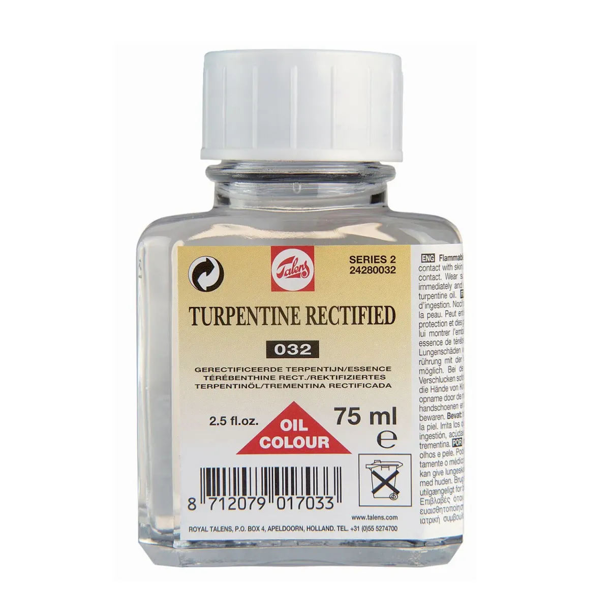 Talens Turpentine Rectified 75ml