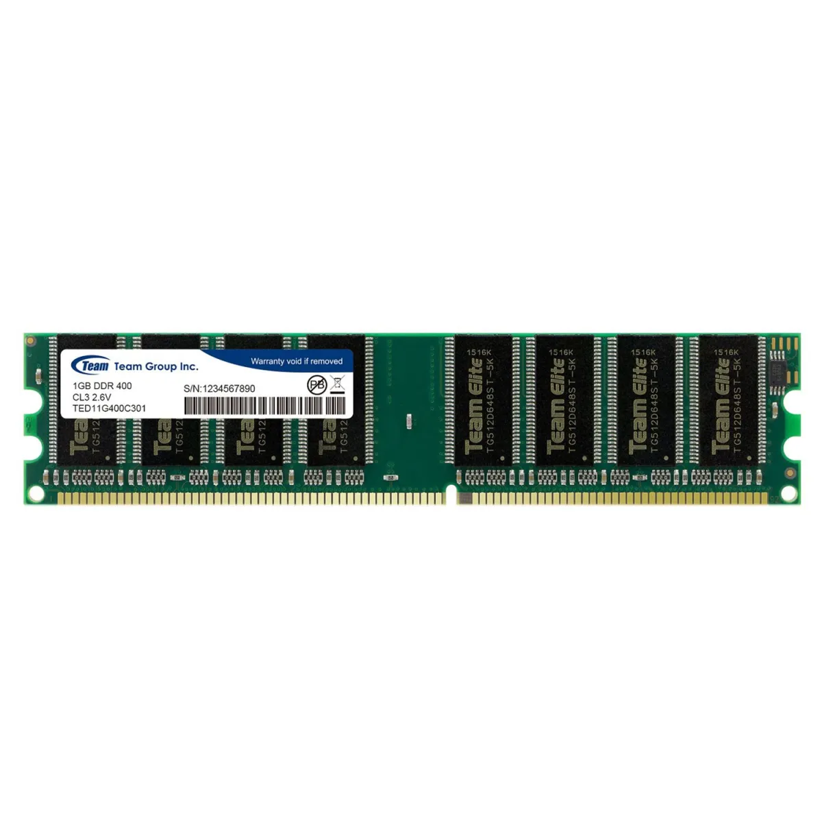 TeamGroup Desktop RAM Value 1GB 400MHz DDR