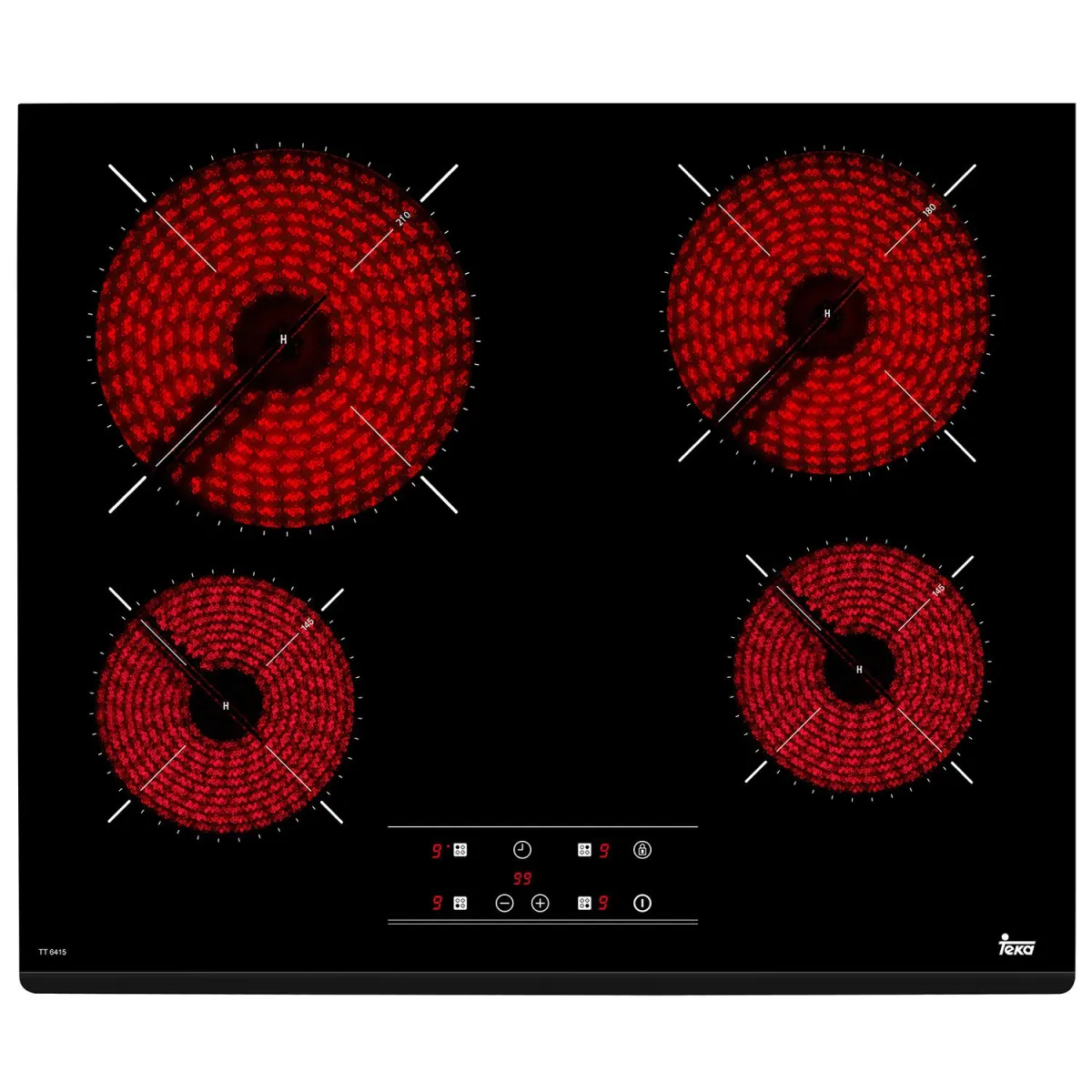 Teka TZ 6415 Εστίες Κεραμικές