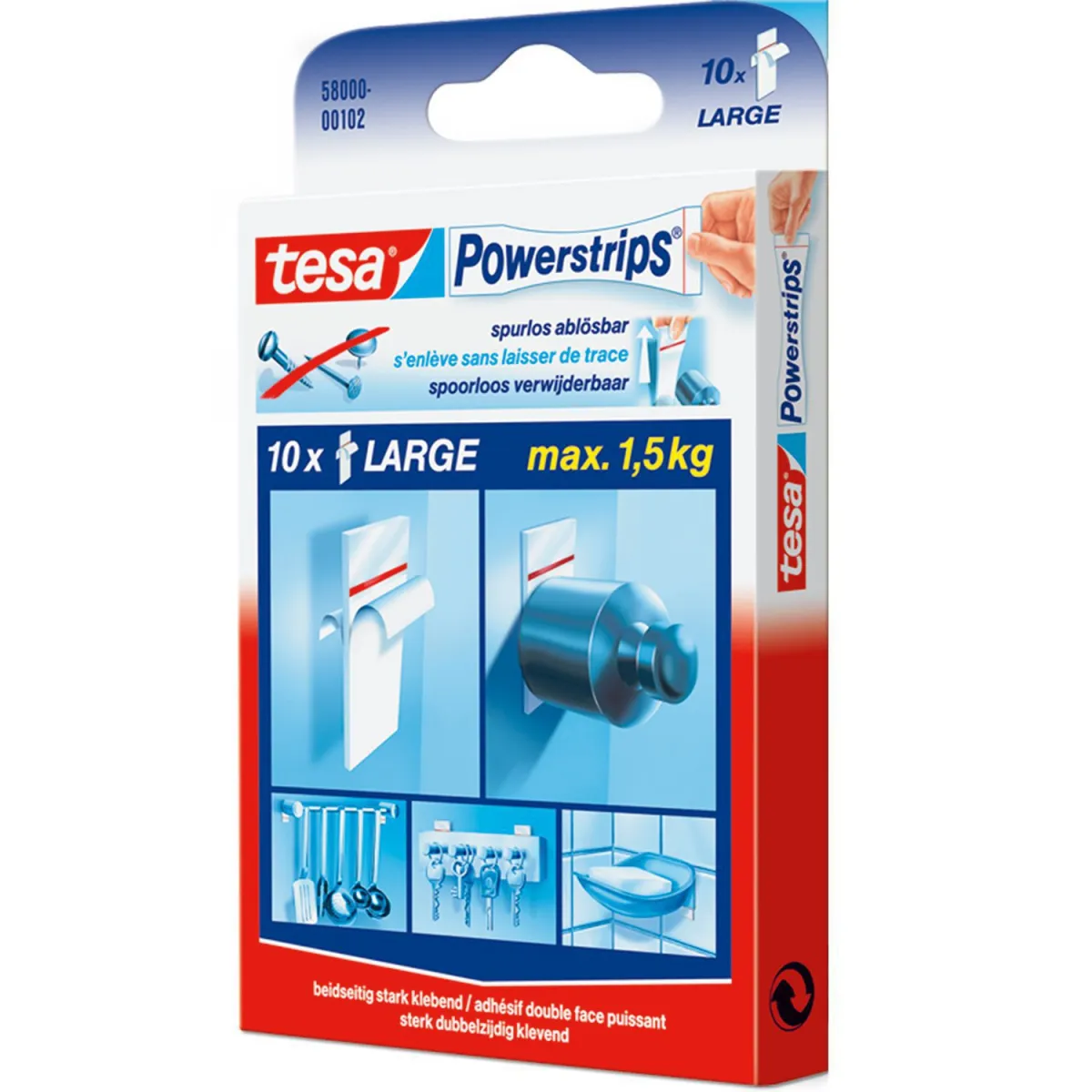 Tesa Αυτοκόλλητα Διπλής Όψης 2x5cm